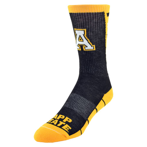 NCAA Appalachian State Mountaineers Custom Athletic Crew Socks 